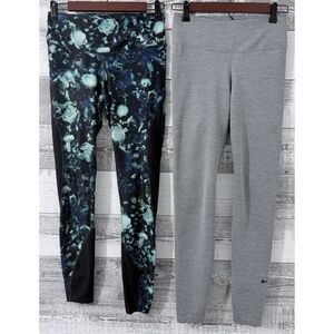Nike Dri-Fit Activewear Leggings -Lot of 2 Pairs- Workout Women's Size Small